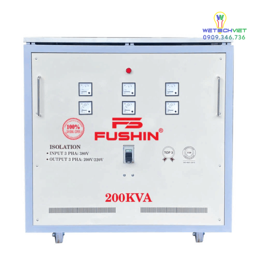 Biến Áp Cách Ly 3 Pha 690V/380V 250Kva - Dây Đồng Fushin S.iicc3P-250K69/38