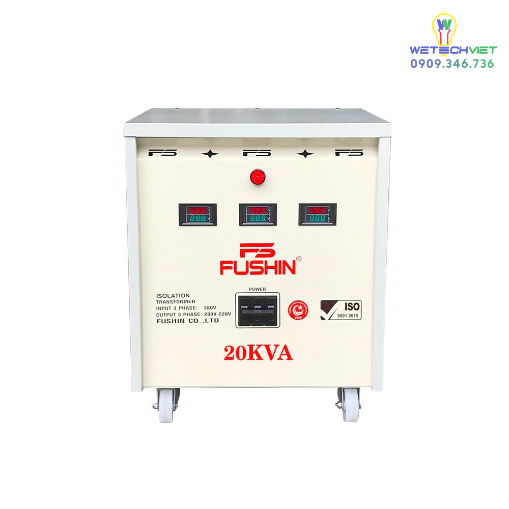 Biến Áp Cách Ly 3 Pha 690V/380V 20Kva - Thông Dụng Fushin S.iicl3P-20K69/38 6 S.iicl3P-20K69/38