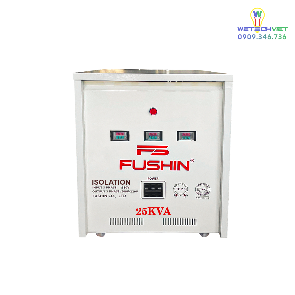 Biến Áp Cách Ly 3 Pha 690V/380V 25Kva - Thông Dụng Fushin S.iicl3P-25K69/38 6 S.iicl3P-25K69/38