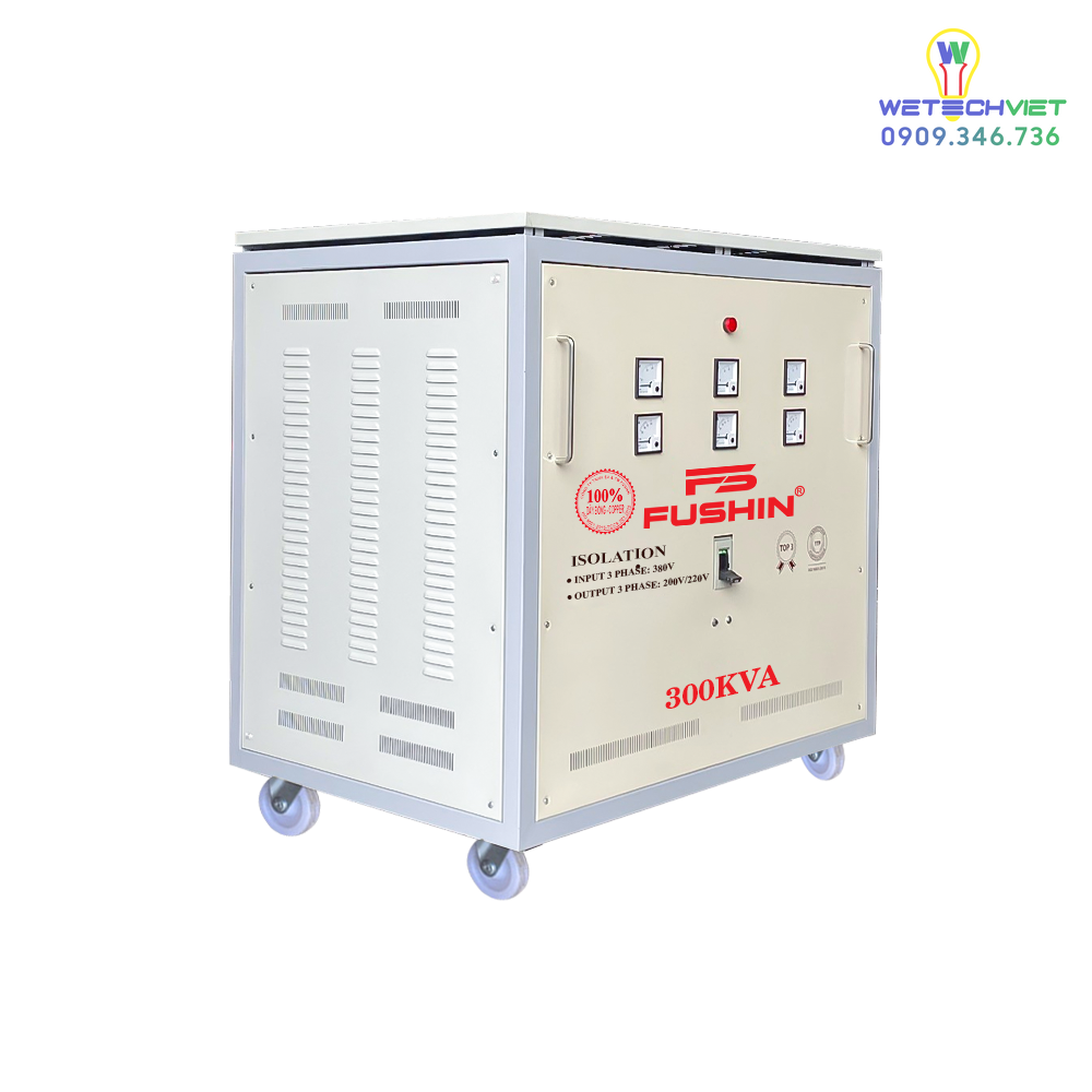 Biến Áp Cách Ly 3 Pha 690V/380V 300Kva - Dây Đồng Fushin S.iicc3P-300K69/38 6 S.iicc3P-300K69/38