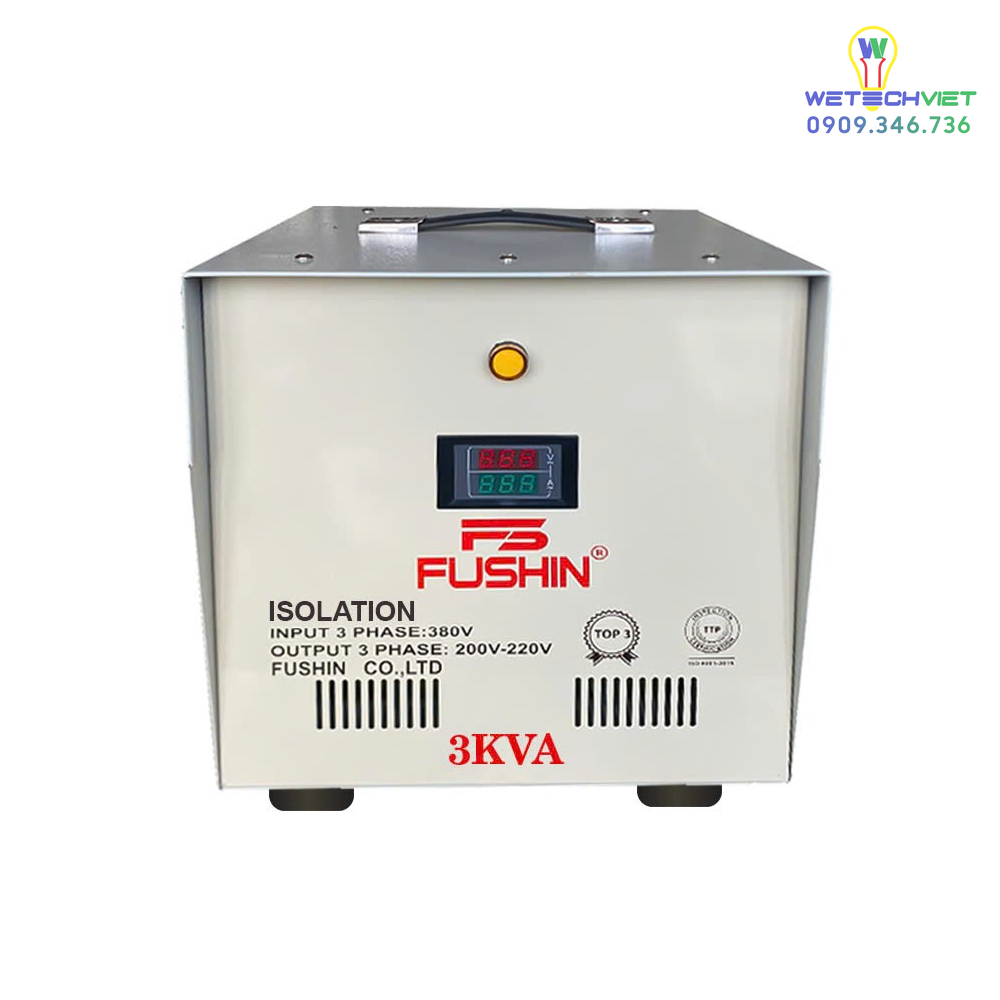 Biến Áp Cách Ly 3 Pha 690V/380V 3Kva - Thông Dụng Fushin S.iicl3P-3K69/38 6 S.iicl3P-3K69/38