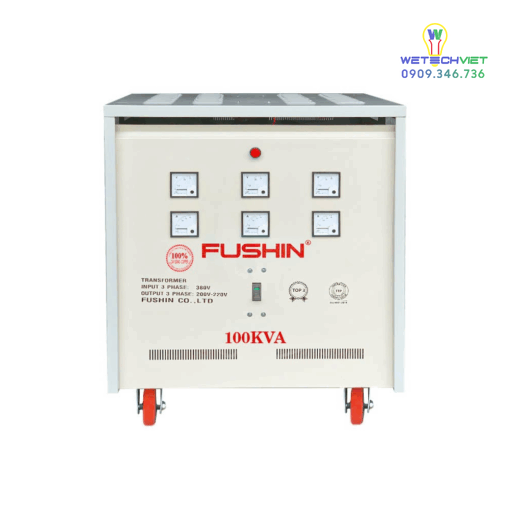 Biến Áp Tự Ngẫu 3 Pha 440V/220V 100Kva Fushin - Dây Đồng S.iicu3P-100K44/22