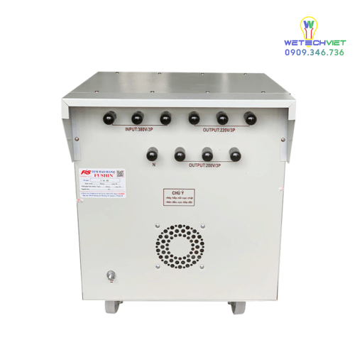 Biến Áp Tự Ngẫu 3 Pha 440V/220V 15Kva Fushin - Dây Đồng S.iicu3P-15K44/22 - Hình Ảnh 2