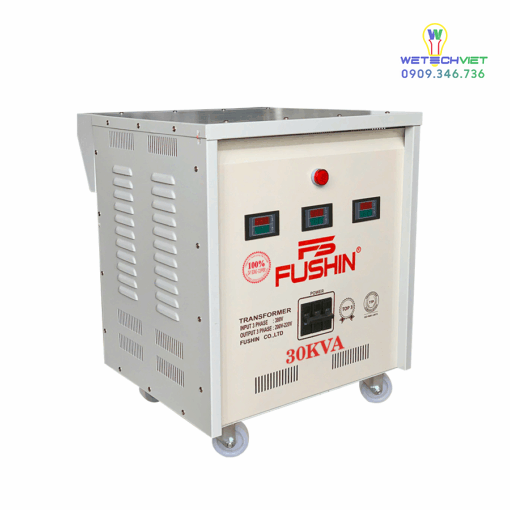 Biến Áp Tự Ngẫu 3 Pha 440V/220V 30Kva Fushin - Dây Đồng S.iicu3P-30K44/22 - Hình Ảnh 2