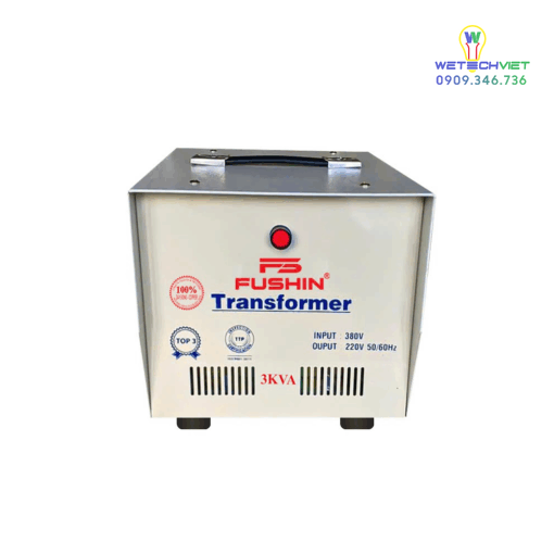 Biến Áp Tự Ngẫu 3 Pha 440V/220V 3Kva Fushin - Dây Đồng S.iicu3P-3K44/22