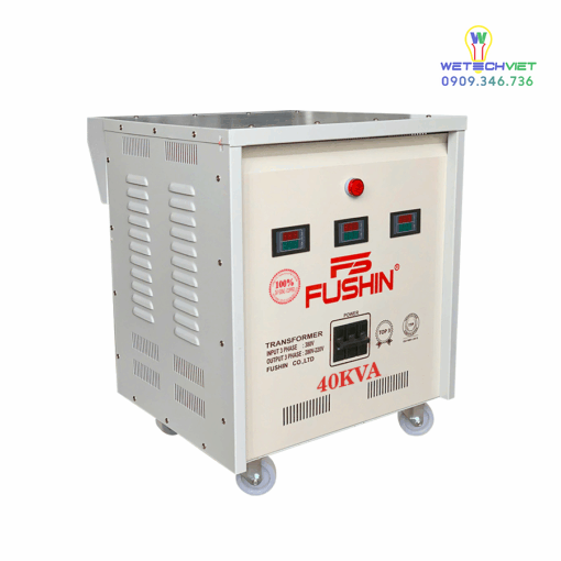 Biến Áp Tự Ngẫu 3 Pha 440V/220V 40Kva Fushin - Dây Đồng S.iicu3P-40K44/22 - Hình Ảnh 2