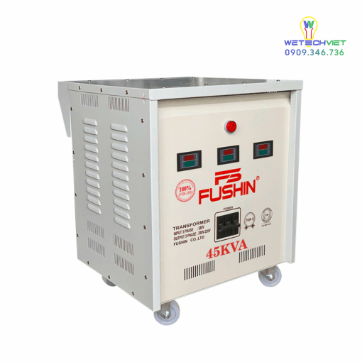Biến Áp Tự Ngẫu 3 Pha 440V/220V 45Kva Fushin - Dây Đồng S.iicu3P-45K44/22 - Hình Ảnh 2
