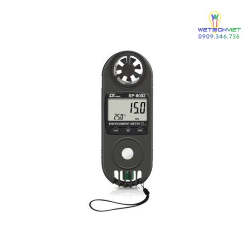 Máy Đo Tốc Độ Gió, Ánh Sáng, Độ Ẩm, Nhiệt Độ Lutron Sp-8002