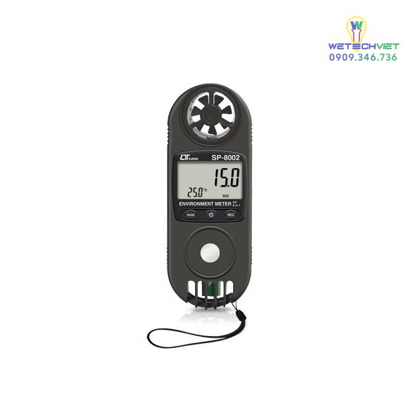 Máy Đo Tốc Độ Gió, Ánh Sáng, Độ Ẩm, Nhiệt Độ Lutron Sp-8002 6 Sp-8002