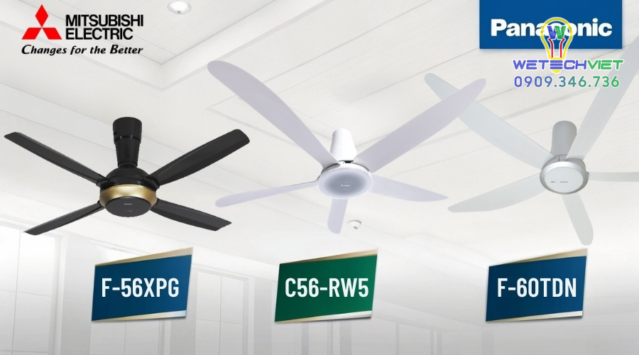 So Sánh Quạt Trần Mitsubishi Và Panasonic Từ Đánh Giá Của Người Dùng 10 So Sánh Quạt Trần Mitsubishi Và Panasonic