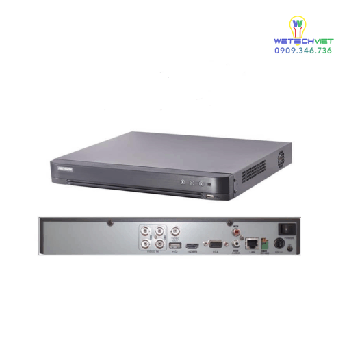 Đầu Ghi Camera Hybrid Tvi-Ip 4K 4 Kênh Chống Báo Động Giả Hikvision Ids-7204Hthi-M1/S C  1 Sata Đến 10Tb, Chuẩn Nén H265 Pro+