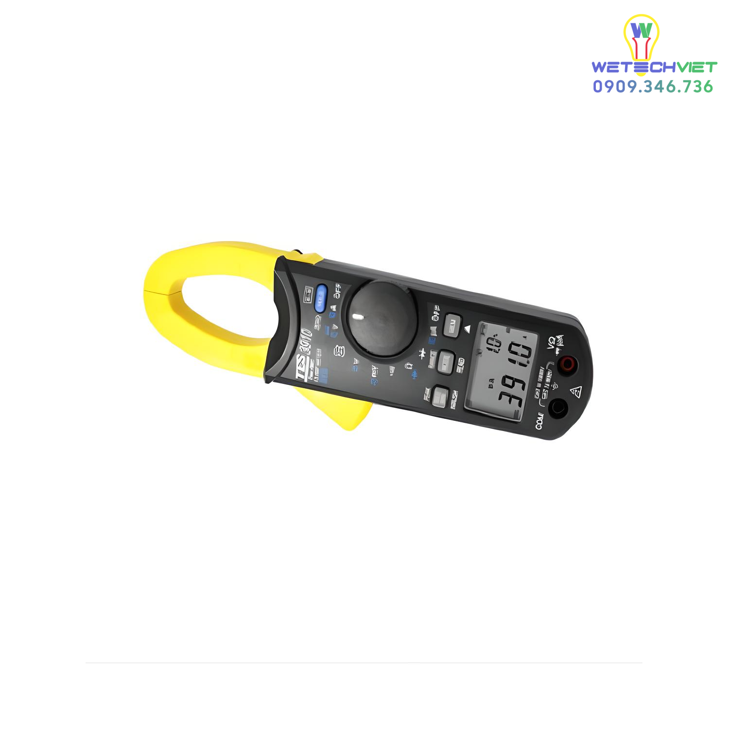 Ampe Kìm Đo Dòng Ac/Dc Tes-3901 4 Ampe Kìm Đo Dòng Ac/Dc Tes-3901 - Ảnh 2
