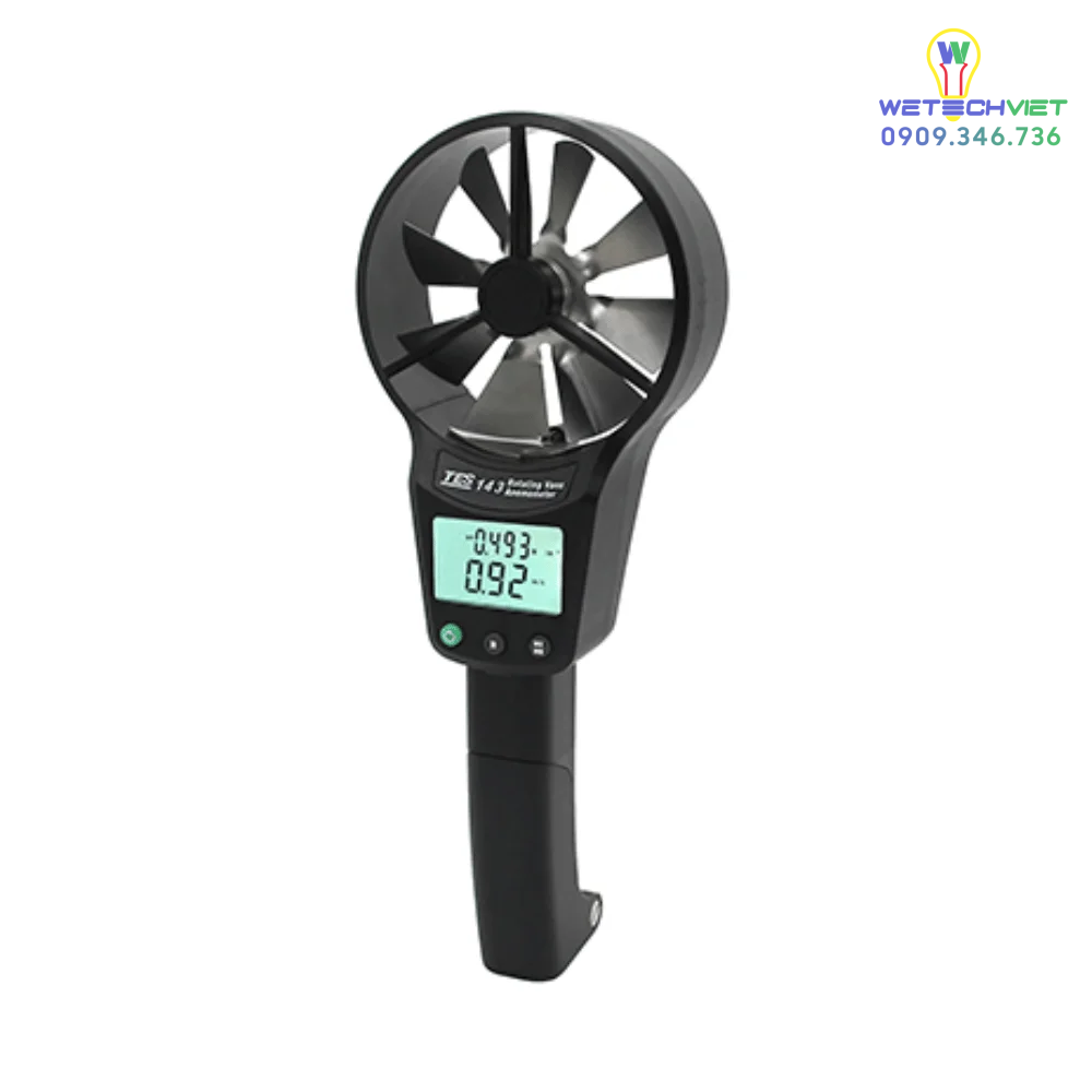 Máy Đo Tốc Độ Gió Tes-143 3 Máy Đo Tốc Độ Gió Tes-143