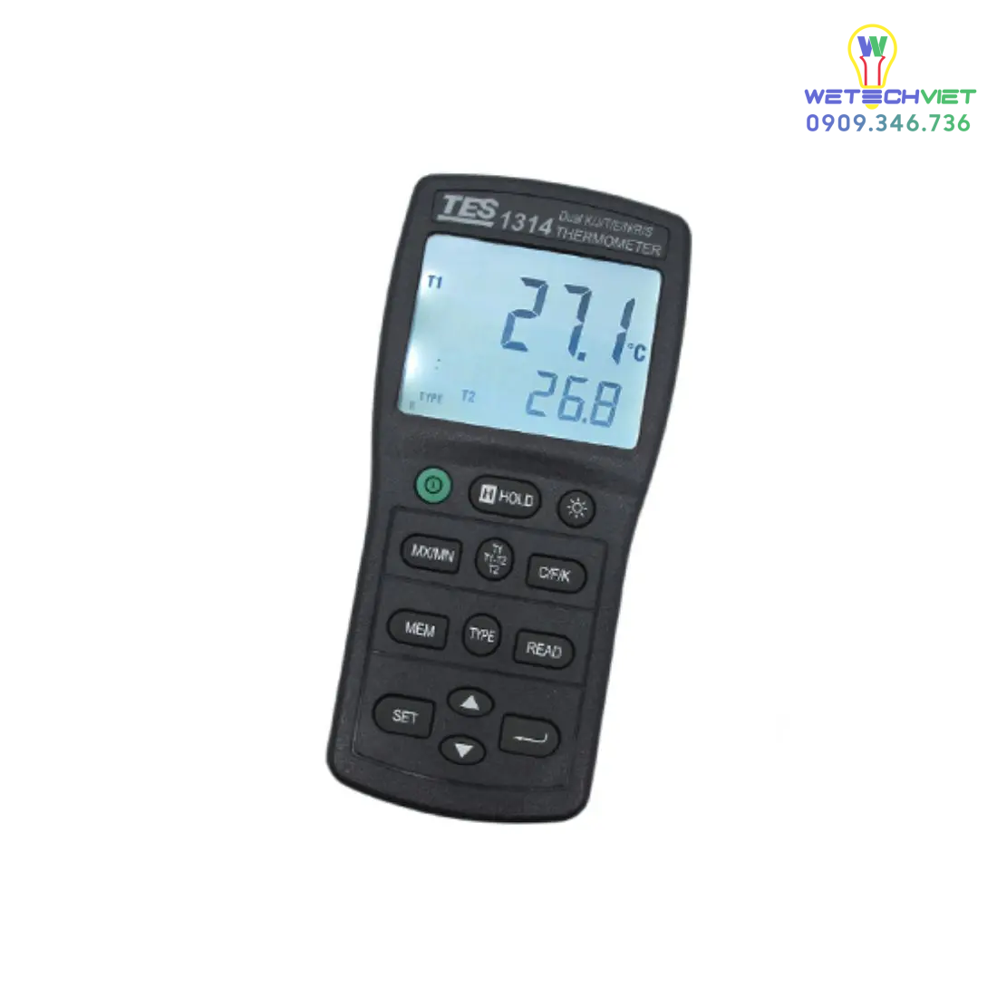 Máy Đo Nhiệt Độ Tiếp Xúc Tes-1314 4 Máy Đo Nhiệt Độ Tiếp Xúc Tes-1314 - Ảnh 2