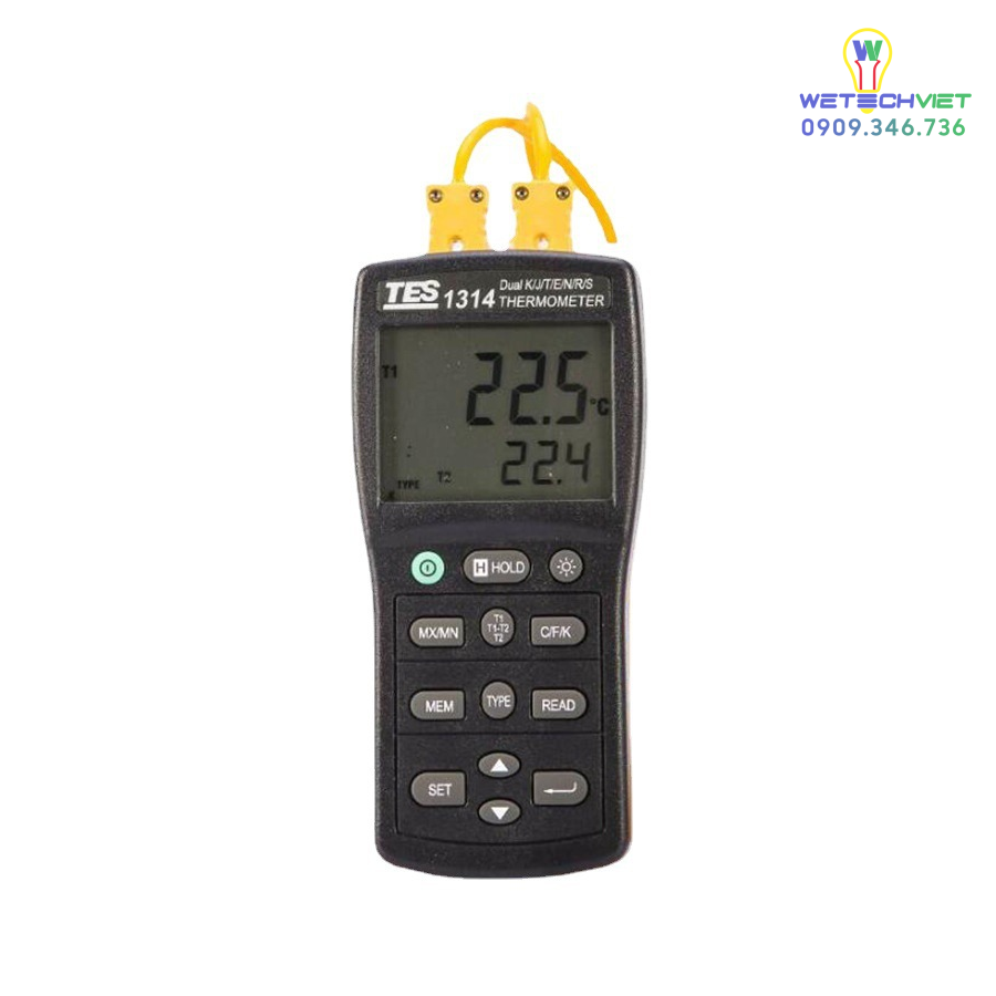 Máy Đo Nhiệt Độ Tiếp Xúc Tes-1314 3 Máy Đo Nhiệt Độ Tiếp Xúc Tes-1314