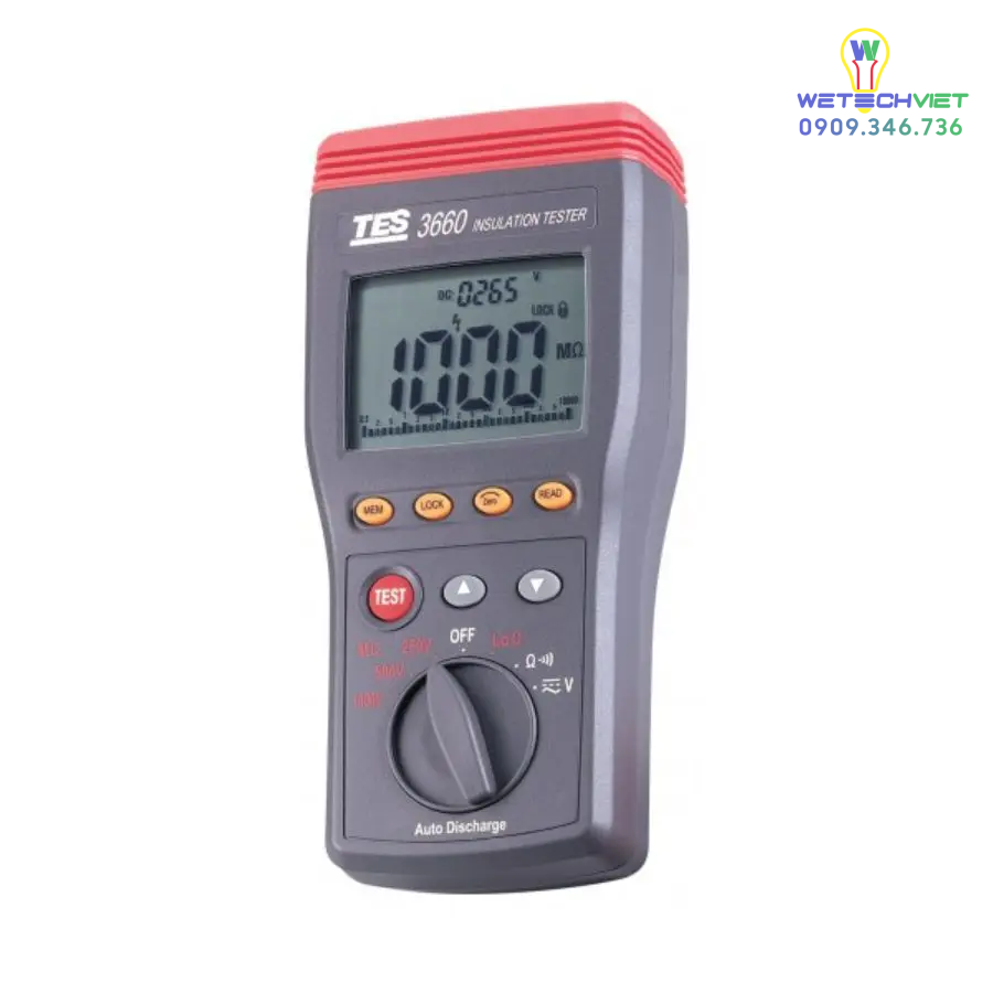 Máy Kiểm Tra Cách Điện Tes-3660 3 Máy Kiểm Tra Cách Điện Tes-3660
