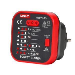 Thiết bị kiểm tra ổ cắm điện UNI-T UT07B-EU