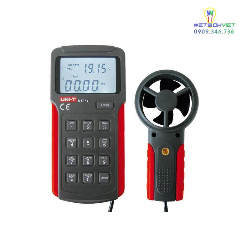 Máy Đo Tốc Độ Gió Uni-T Ut361 3 Máy Đo Tốc Độ Gió Uni-T Ut361