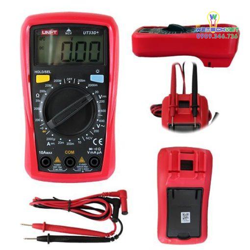 Đồng Hồ Vạn Năng Cầm Tay Uni-T Ut33D+ - Ảnh 2