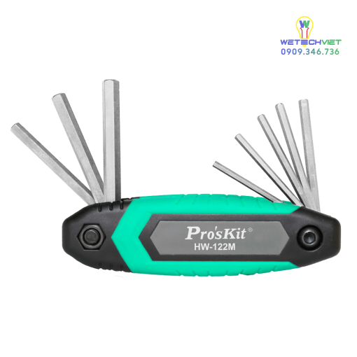 Bộ Lục Giác Pro'Skit Hw-122M (1.5, 2, 2.5, 3, 4, 5, 6, 8 Mm) - Ảnh 2