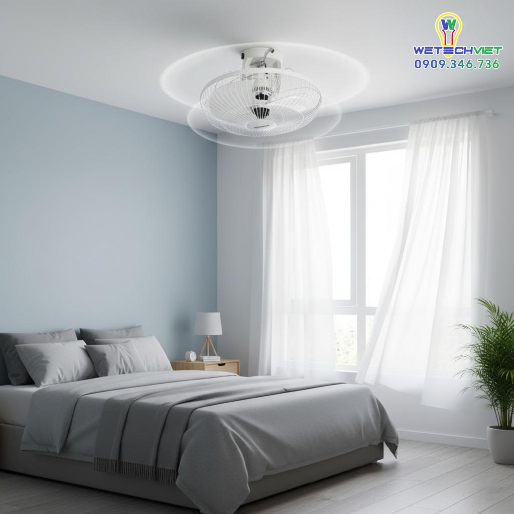 Hướng Dẫn Cách Đấu Dây Quạt Đảo Senko An Toàn Và Dễ Làm 10 Lắp Đặt Quạt Trần Đảo Senko Td105 Trên Trần Nhà
