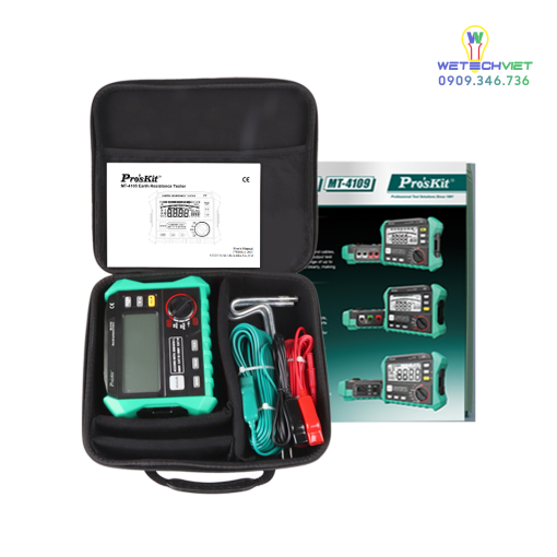 Máy Đo Điện Trở Đất Pro’skit Mt-4105 - Ảnh 2