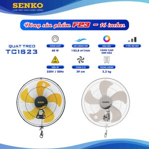 Quạt Treo Tường Senko Tc1623 F23 – 16 Inch