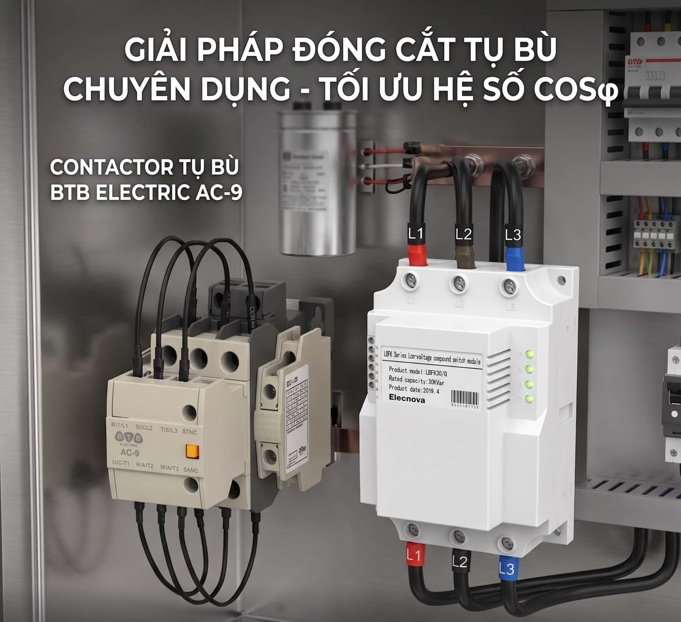 Tủ Bù Công Suất Phản Kháng Là Gì? Cấu Tạo, Nguyên Lý &Amp; Báo Giá 17 Contactor Và Thyristor Trong Tủ Bù Công Suất Phản Kháng