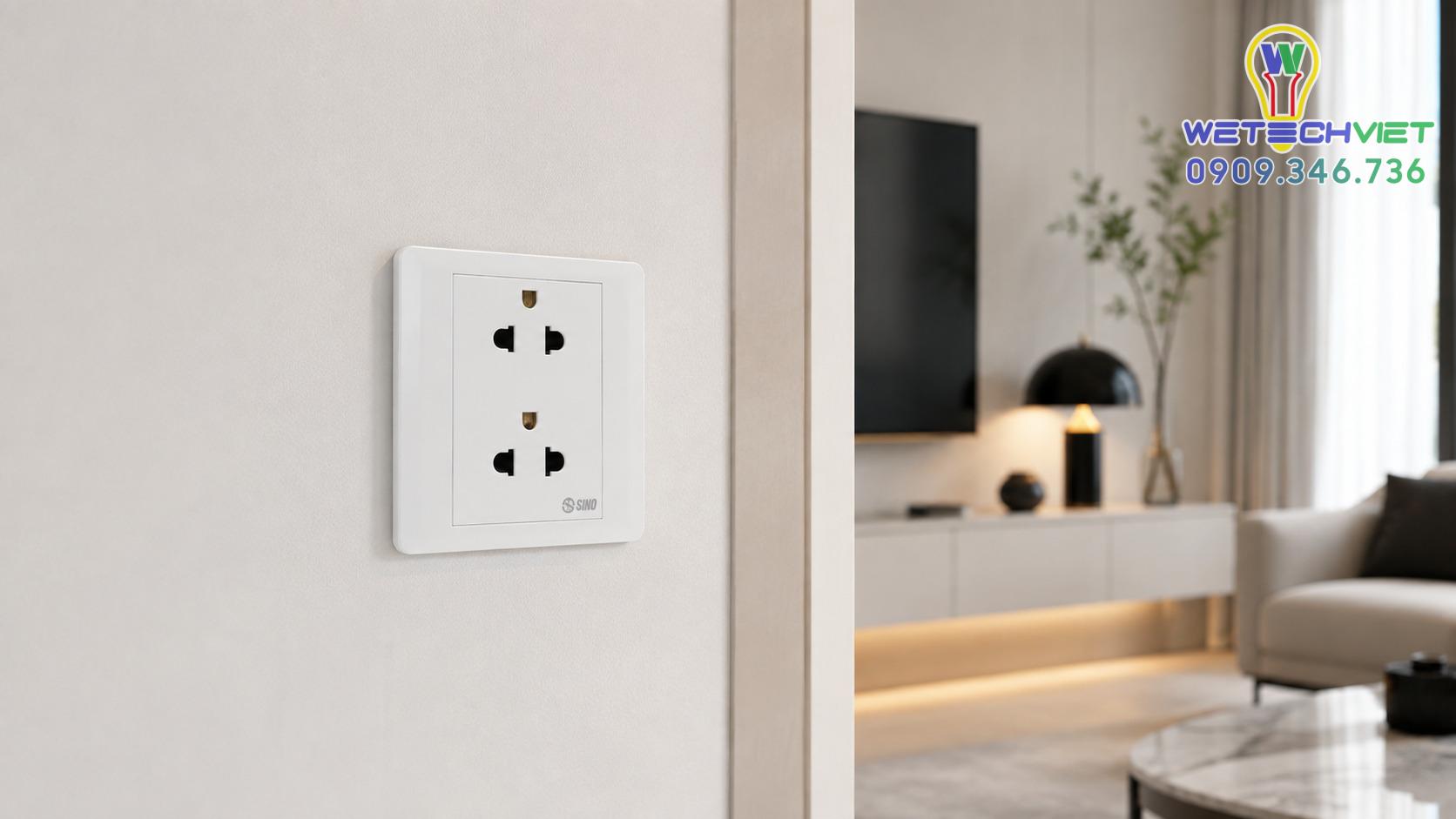 Bảng Giá Ổ Cắm Điện Âm Tường Sino Chính Hãng Mới Nhất 2026 7 Giá Ổ Cắm Điện Âm Tường Sino