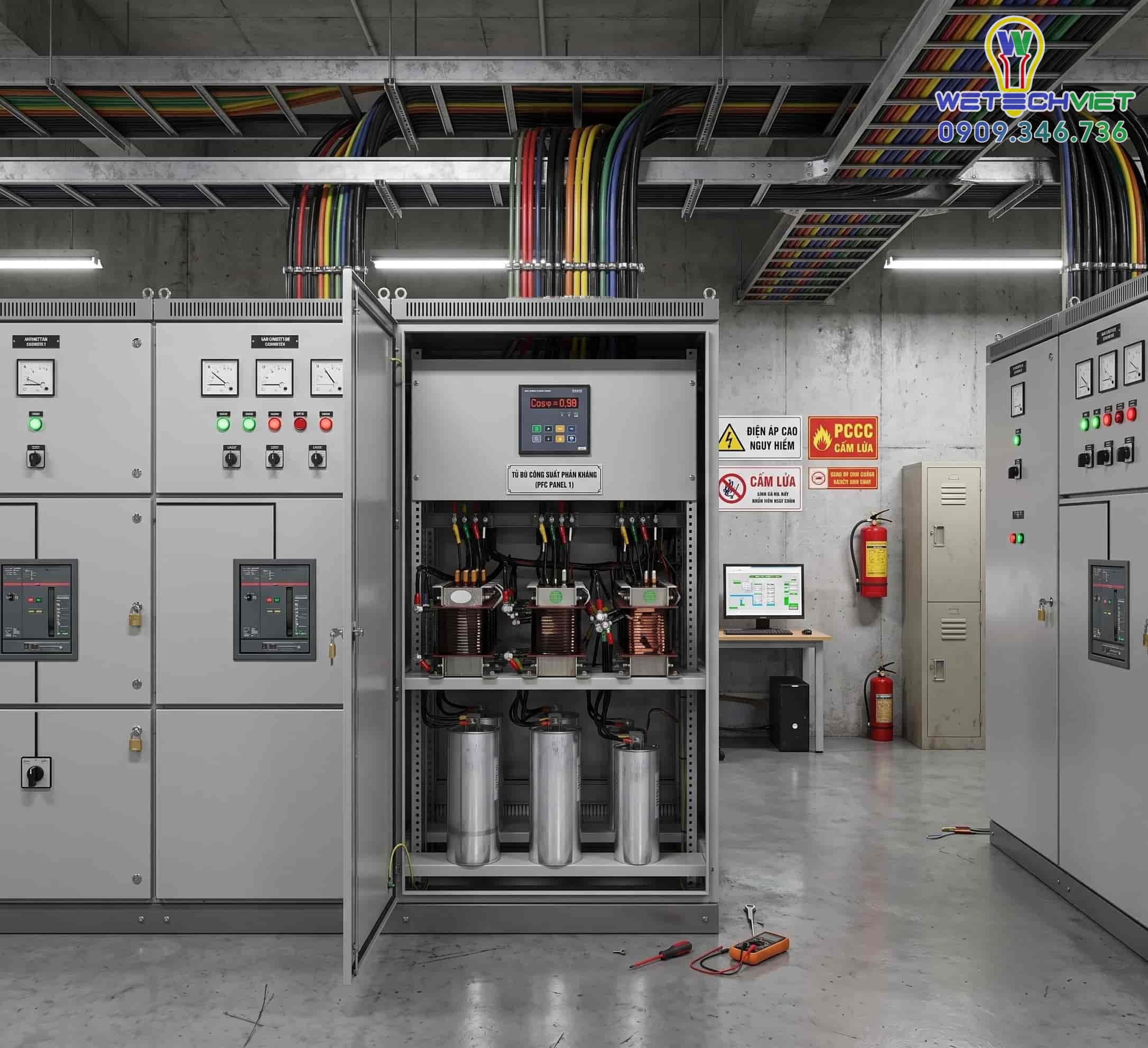 Giới Thiệu Về Tủ Bù Công Suất Phản Kháng