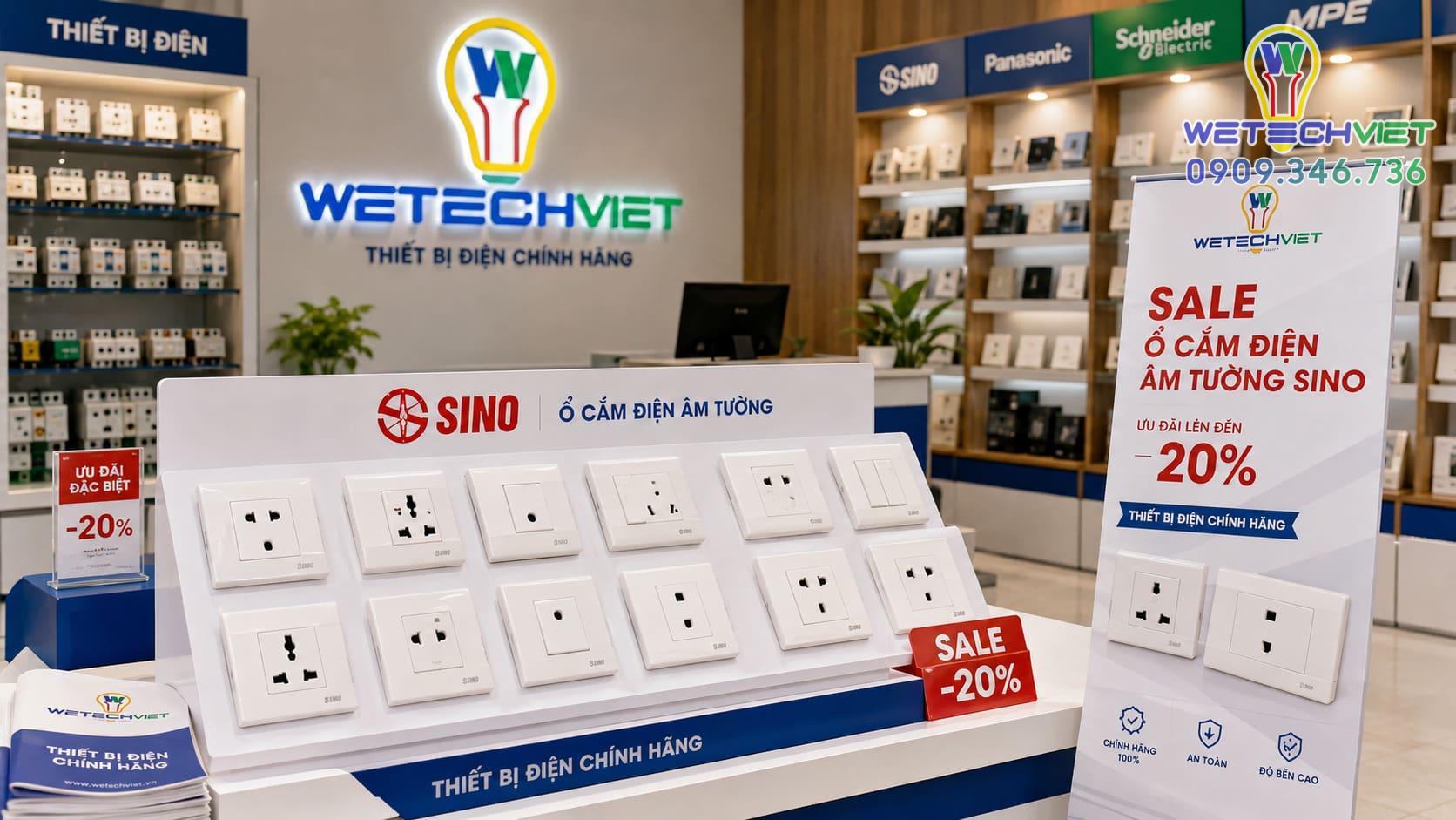 Bảng Giá Ổ Cắm Điện Âm Tường Sino Chính Hãng Mới Nhất 2026 10 Giá Ổ Cắm Điện Âm Tường Sino