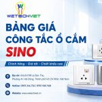 Bảng Giá Công Tắc Ổ Cắm Sino-Vanlock Mới Nhất