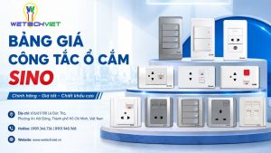 Bảng Giá Công Tắc Ổ Cắm Sino-Vanlock Mới Nhất