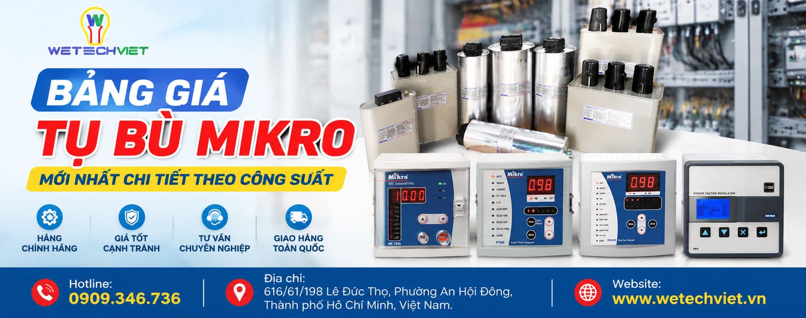 Bảng Giá Tụ Bù Mikro Mới Nhất Chi Tiết Theo Công Suất 4 Bảng Giá Tụ Bù Mikro