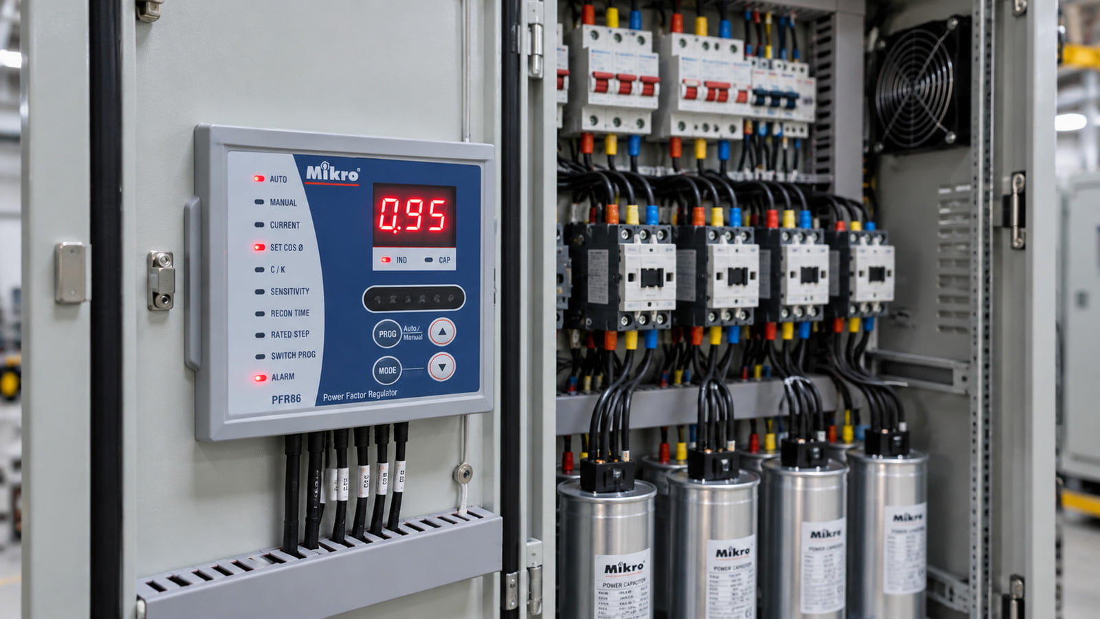 Bộ Điều Khiển Tụ Bù Mikro Báo Lỗi Alarm