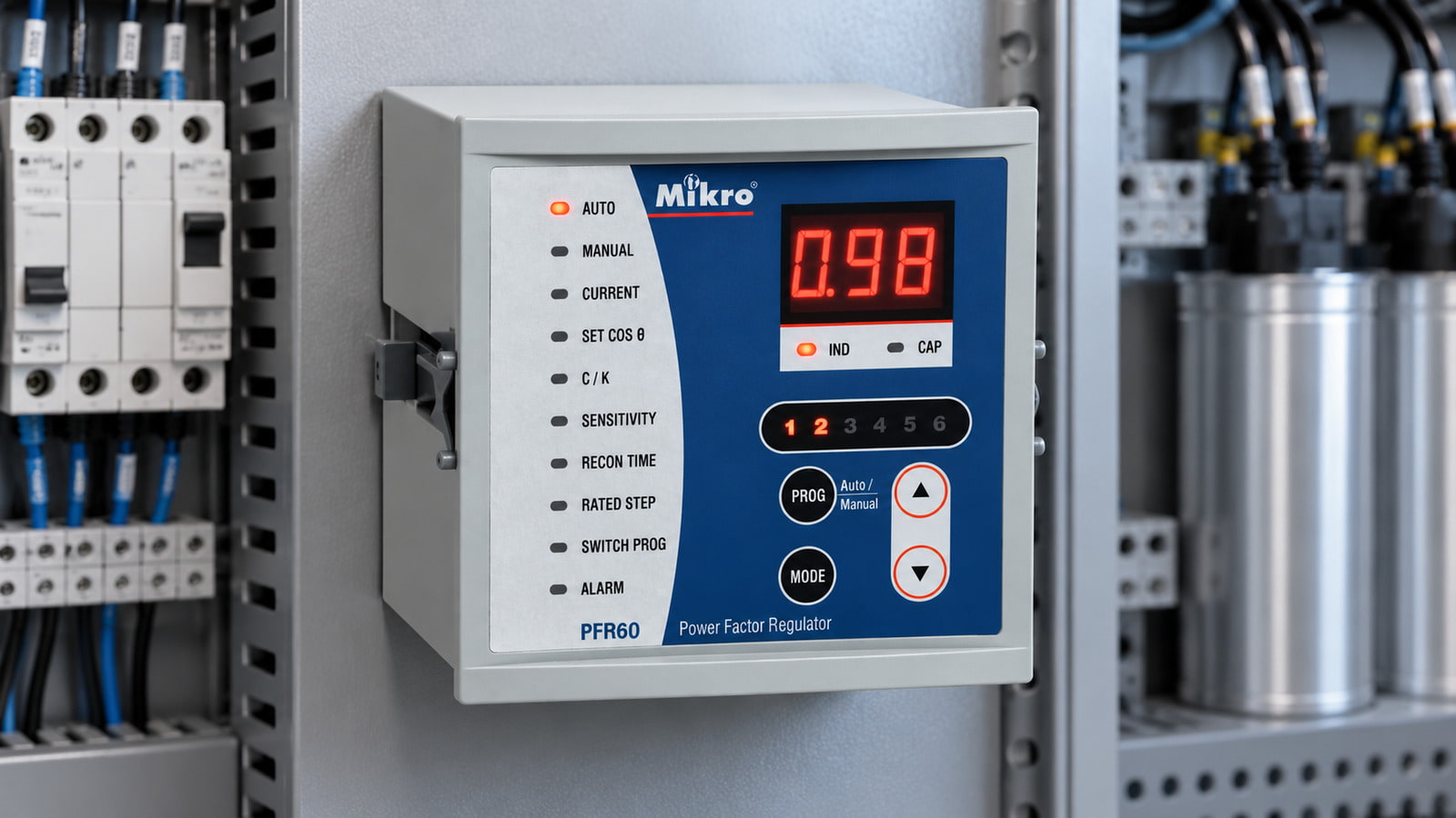 Hướng Dẫn Cài Đặt Bộ Điều Khiển Tụ Bù Mikro Pfr60 7 Cài Đặt Bộ Điều Khiển Tụ Bù Mikro Pfr60