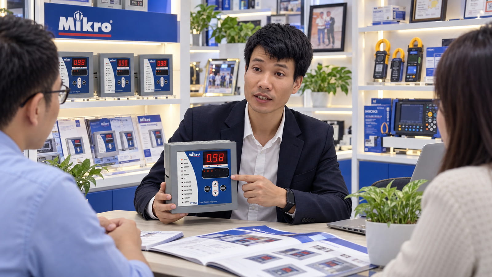 Hướng Dẫn Sử Dụng Bộ Điều Khiển Tụ Bù Mikro Chi Tiết 8 Hướng Dẫn Sử Dụng Bộ Điều Khiển Tụ Bù Mikro