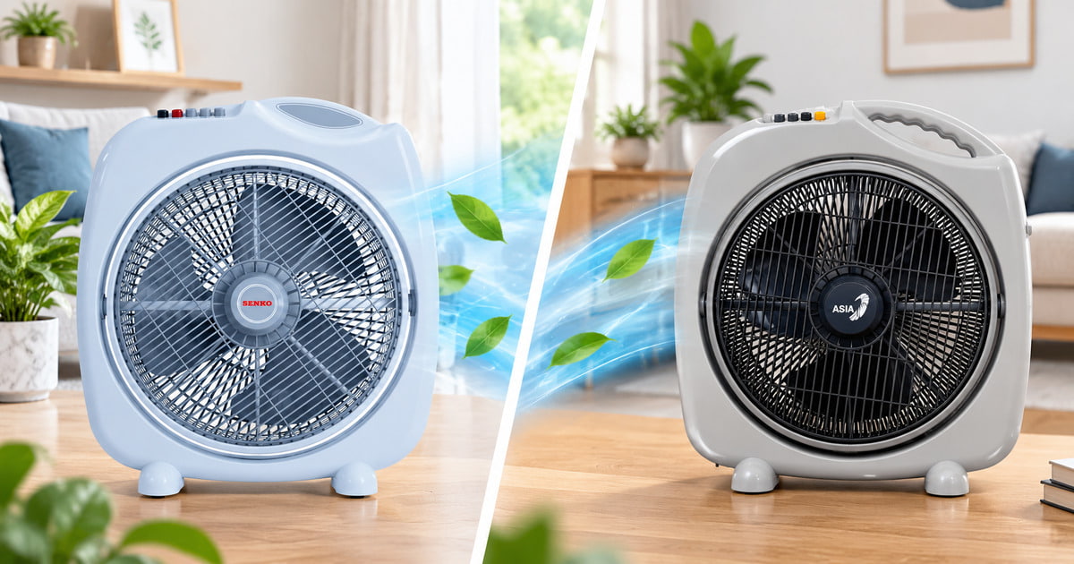 So Sánh Quạt Senko Và Asia: Nên Mua Quạt Hãng Nào? 15 So Sánh Quạt Senko Và Asia